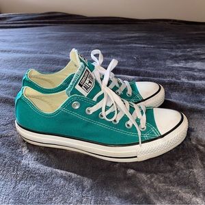 Converse Teal Low Top Sneakers